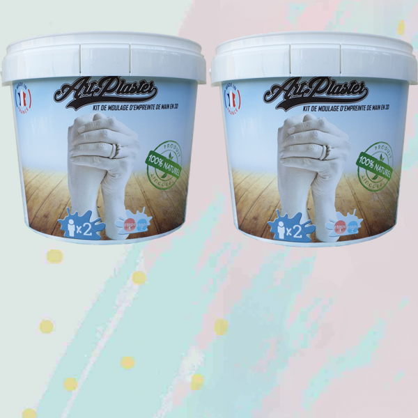 cadeau saint valentin pour elle et lui kit de moulage 3d 2 mains adultes